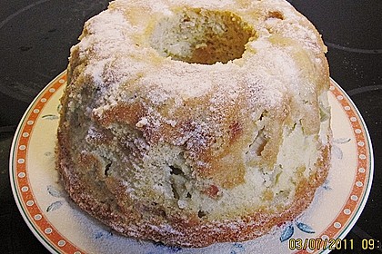 Rhabarber - Marzipan - Gugelhupf 7