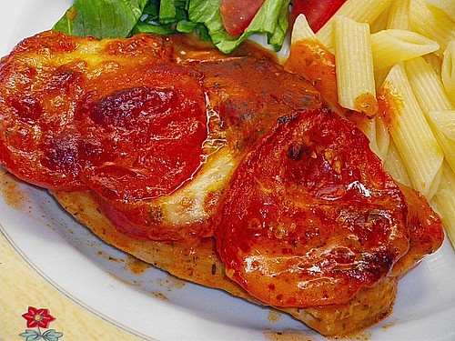 Schweineschnitzel mit Tomate - Mozzarella (Rezept mit Bild) | Chefkoch.de