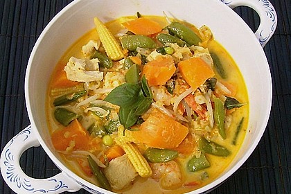 Asiatisches S&uuml;&szlig;kartoffel - Curry