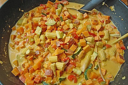 Asiatisches S&uuml;&szlig;kartoffel - Curry 1