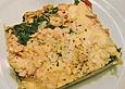 Lachs - Spinat - Pizza