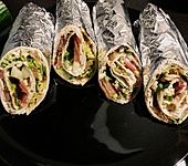Party Wraps mit Frischk&auml;se und Putenbrust (Bild)