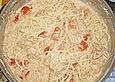 Spaghetti in Thunfisch - Tomaten - So&szlig;e