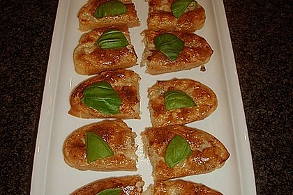 Amuse-gueule mit Gorgonzolacreme 1
