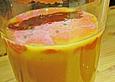 K&uuml;rbis - Kokosnuss - S&uuml;ppchen mit Rote Bete - Schaum