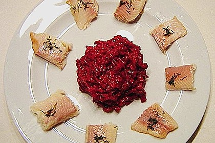 Chrissis Rote Bete - Apfel - Salat mit Meerrettich