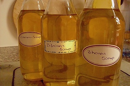 Chrissis Zitronensirup – Grundstoff für Zitronenlimonade 4