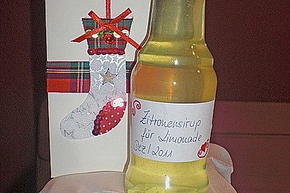 Chrissis Zitronensirup – Grundstoff für Zitronenlimonade 11
