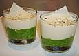Zucchinikaviar mit Parmesancreme