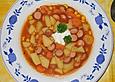 Kartoffelgulasch mit W&uuml;rstchen