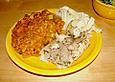 Kabeljau und Linsencurry