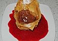 Schokoladenauflauf im Strudelk&ouml;rbchen