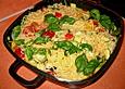 Spaghetti mit Gem&uuml;secreme