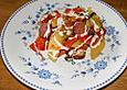 Bunte Kartoffel - Cabanossi - Pfanne mit Paprika