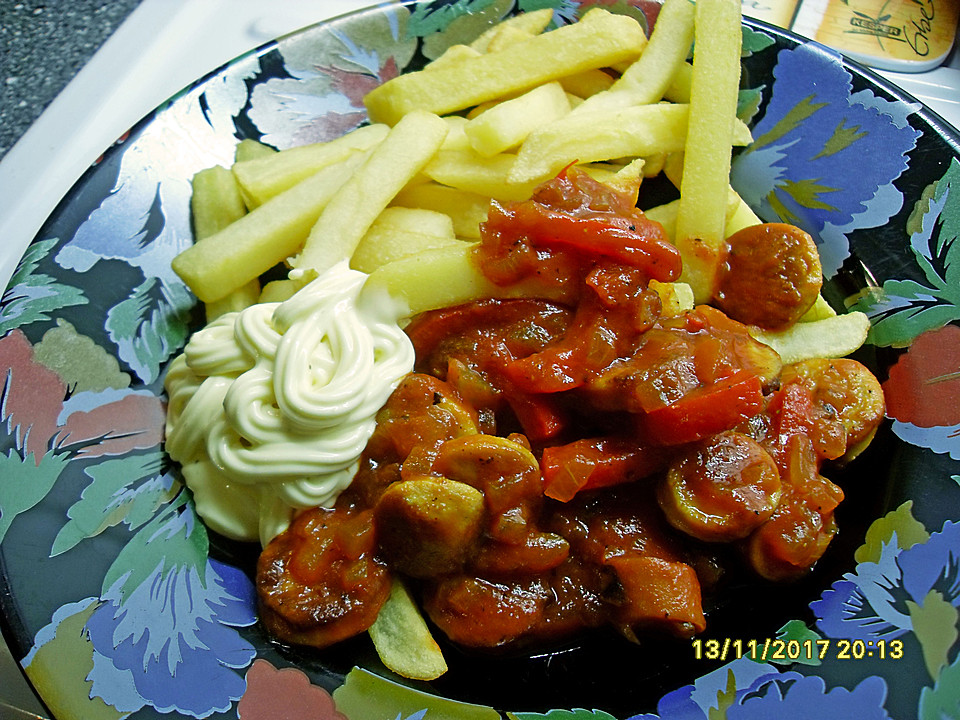 Currywurst Mit Pommes Frites Rezept Mit Bild Von Darklion Chefkoch De