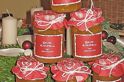 Birne - Karamell - Konfit&uuml;re