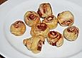 Bl&auml;tterteigschnecken mit Schinken