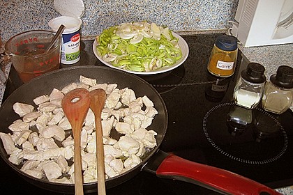 Schweineragout in Curry - Senf - Sauce 10