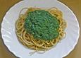 Spaghetti mit Spinat