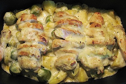 Gratiniertes H&auml;hnchenfilet