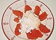 Grapefruitsalat mit Amaretto - Mascarpone - Creme