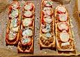 Baguette mit Hackfleischf&uuml;llung