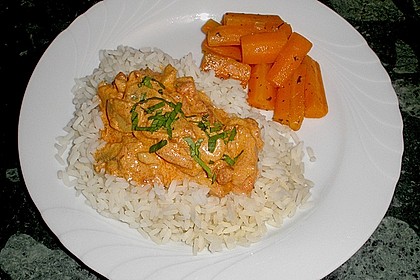 H&auml;hnchenbrust a la Stroganoff
