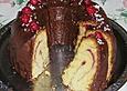 Sandkuchen - Gugelhupf mit Himbeermark