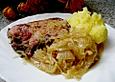 Kasseler mit Sauerkraut und P&uuml;ree