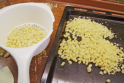 Streusel, schön gleichmäßig 3