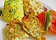Fisch - Gulasch mit Bananen - Curry und B&auml;rlauch - Kurkuma - Reis