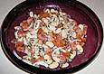 Salat mit wei&szlig;en Bohnen und Tomaten