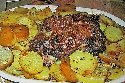 Lammkeule pikant