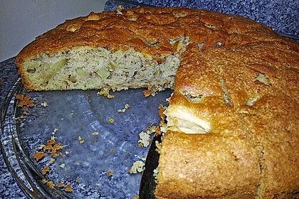 Apfel - Walnusskuchen 6