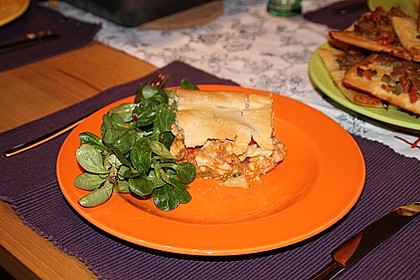 Pastel&atilde;o de galinha
