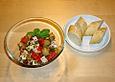 K&auml;se - Schinken - Champignon - Salat