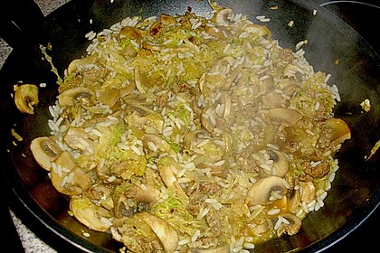 J&auml;gerpfanne mit Spitzkohl 1