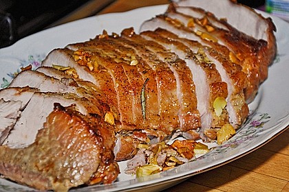 Gespickter Knoblauchbraten 3