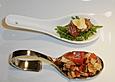 2 Amuses: Tatar vom Thunfisch auf Queller & Salat vom Zickleinbraten mit Zatar