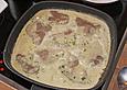 Kalbschnitzel in Senfsauce