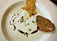 Artischockensuppe mit Pfifferlingskrustelchen