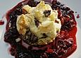 Blutwurstpudding mit Brombeer - Zwiebel - Marmelade