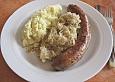 B&auml;rlauchbratwurst