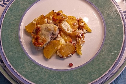 Bratkartoffelauflauf mit Medaillons 2