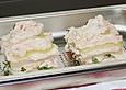 Kingklip und Kohlrabi - Millefeuilles an Safransauce