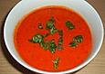 Ger&ouml;stete Tomaten - Paprika - Suppe