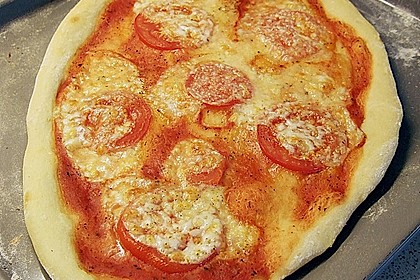 Rucola - Parma - Pizza  Teigrezept mit geriebener Kartoffel 1