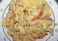 Wei&szlig;kohlpfanne mit H&auml;hnchen