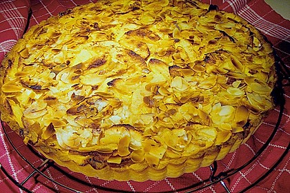 Apfelkuchen mit Amaretto - Sahne - Guss 40
