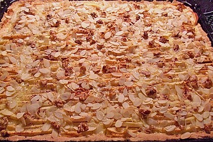 Apfelkuchen mit Amaretto - Sahne - Guss 47